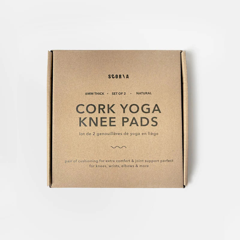 Cork Yoga Knee Pads - Moon Phases