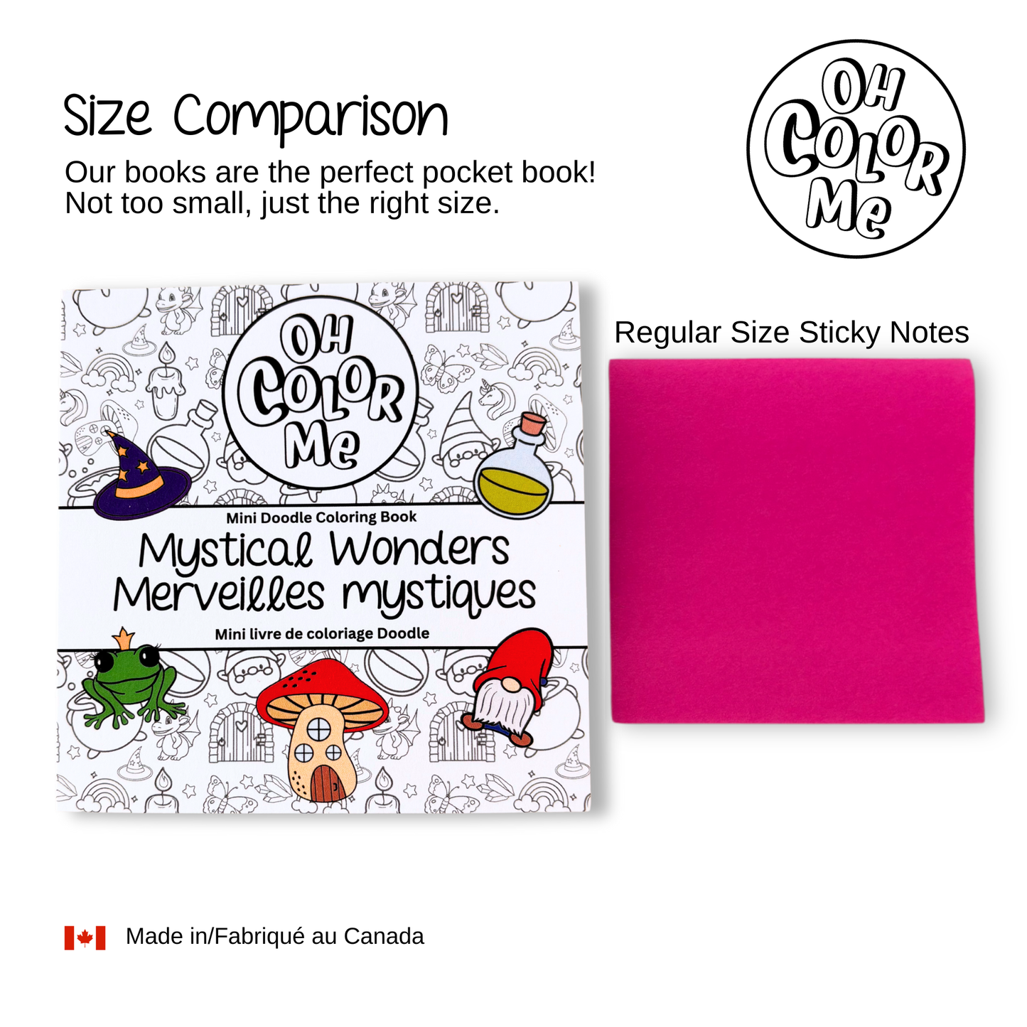 Mini Coloring Book Mystical Wonders
