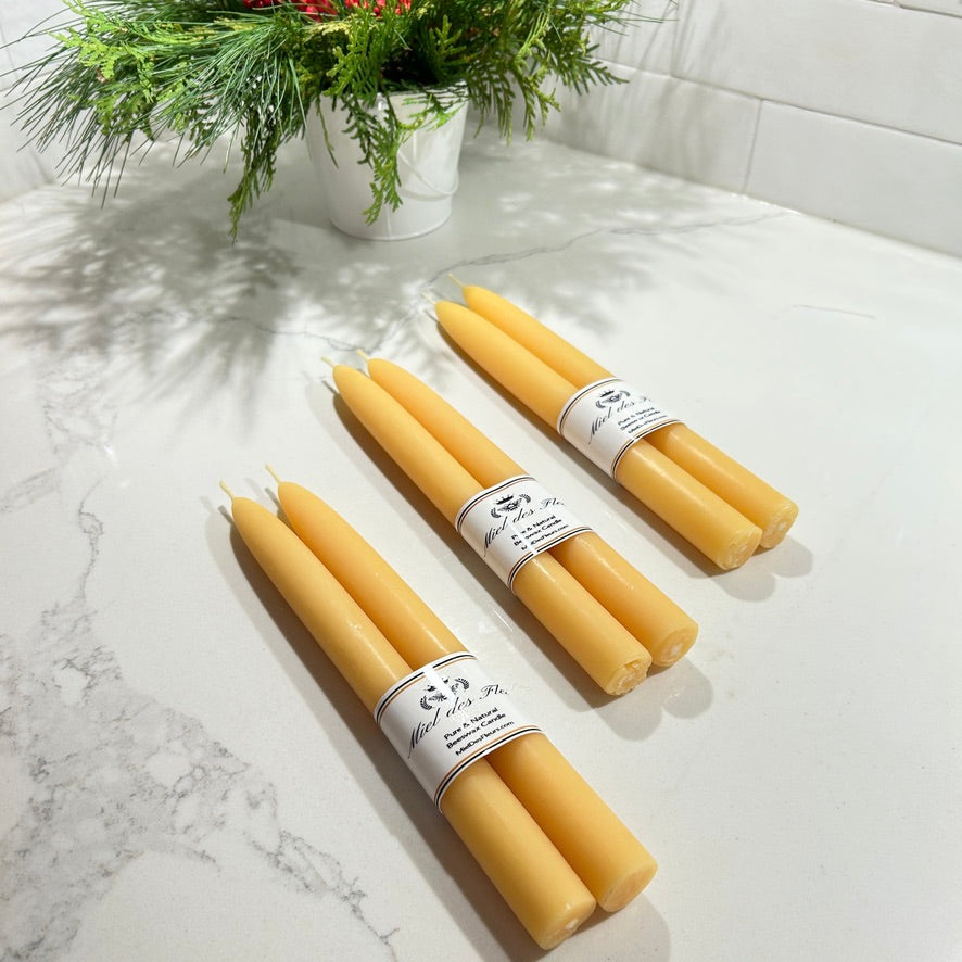 Bees Wax Taper Candles