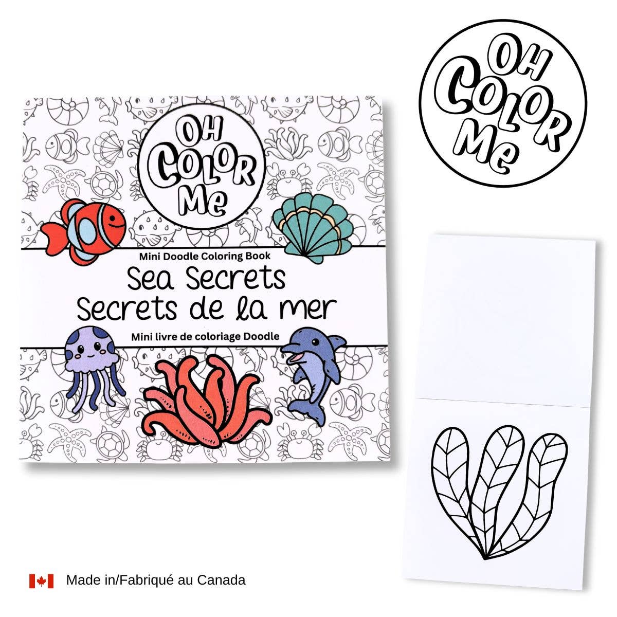 Mini Coloring Book Sea Secrets