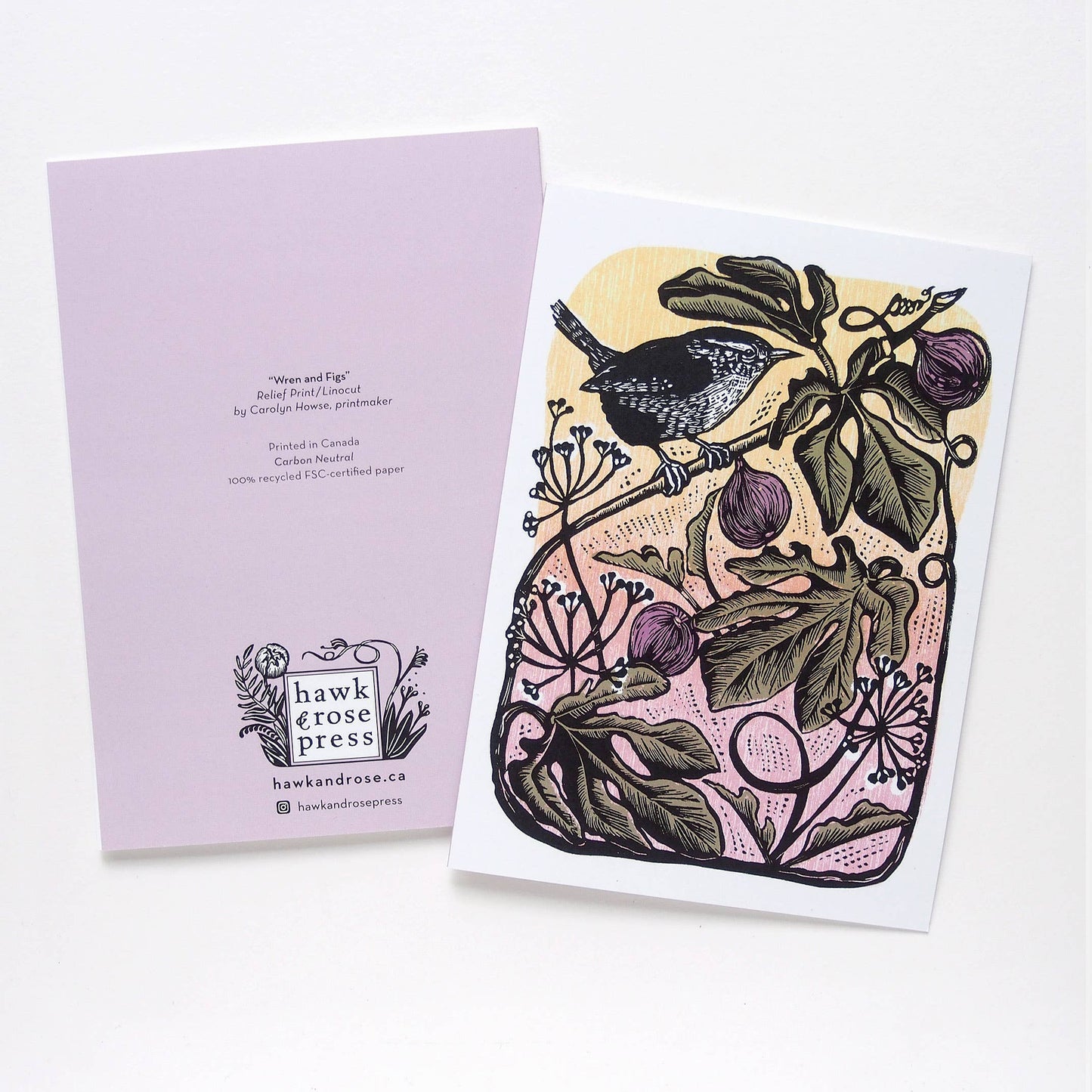 ‘Wren & Figs’ Art Card