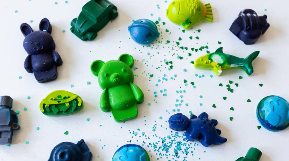 Handmade Crayons - BY THE SEA - Crayons faits à la main