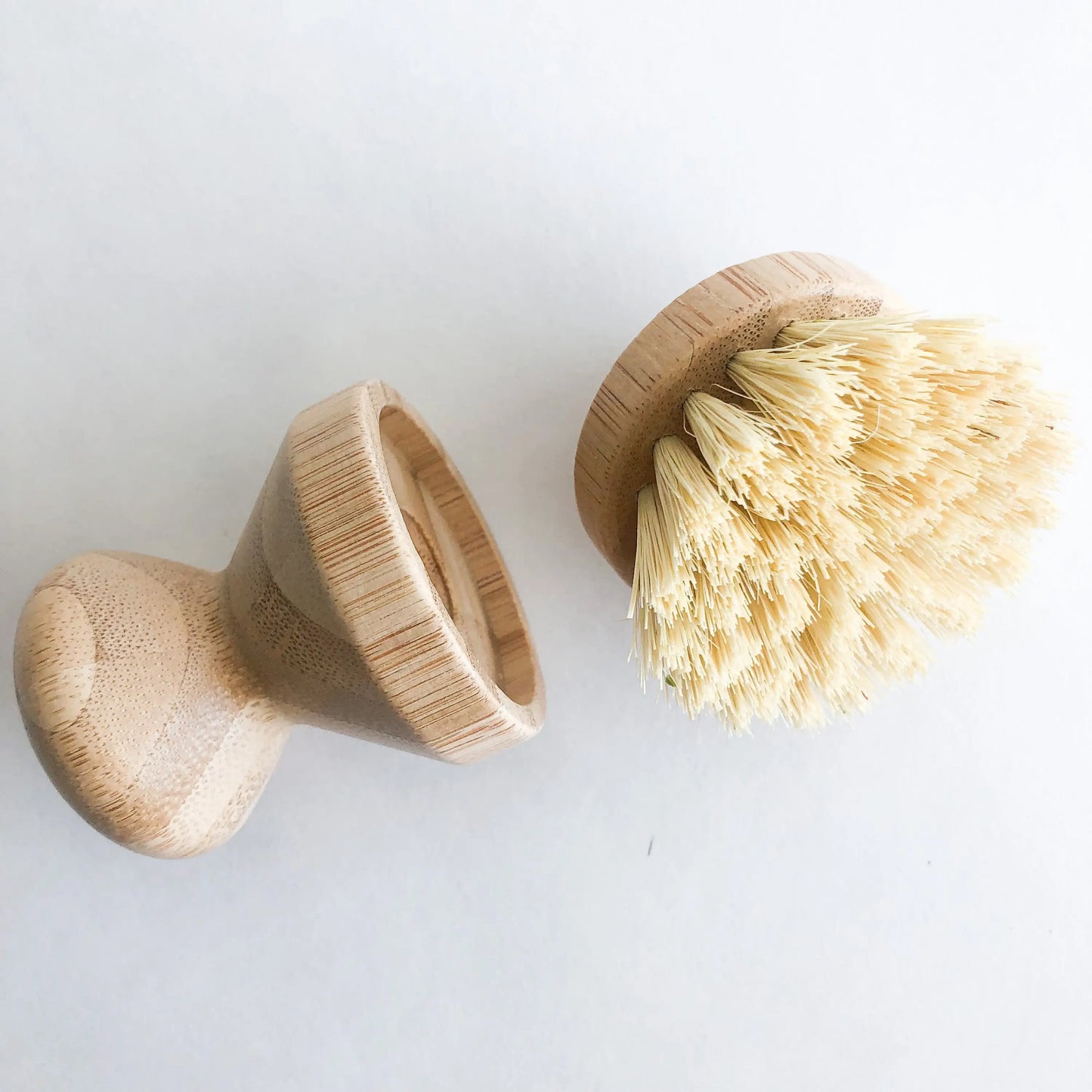 Natural Bamboo Scrub Brush With Replaceable Head