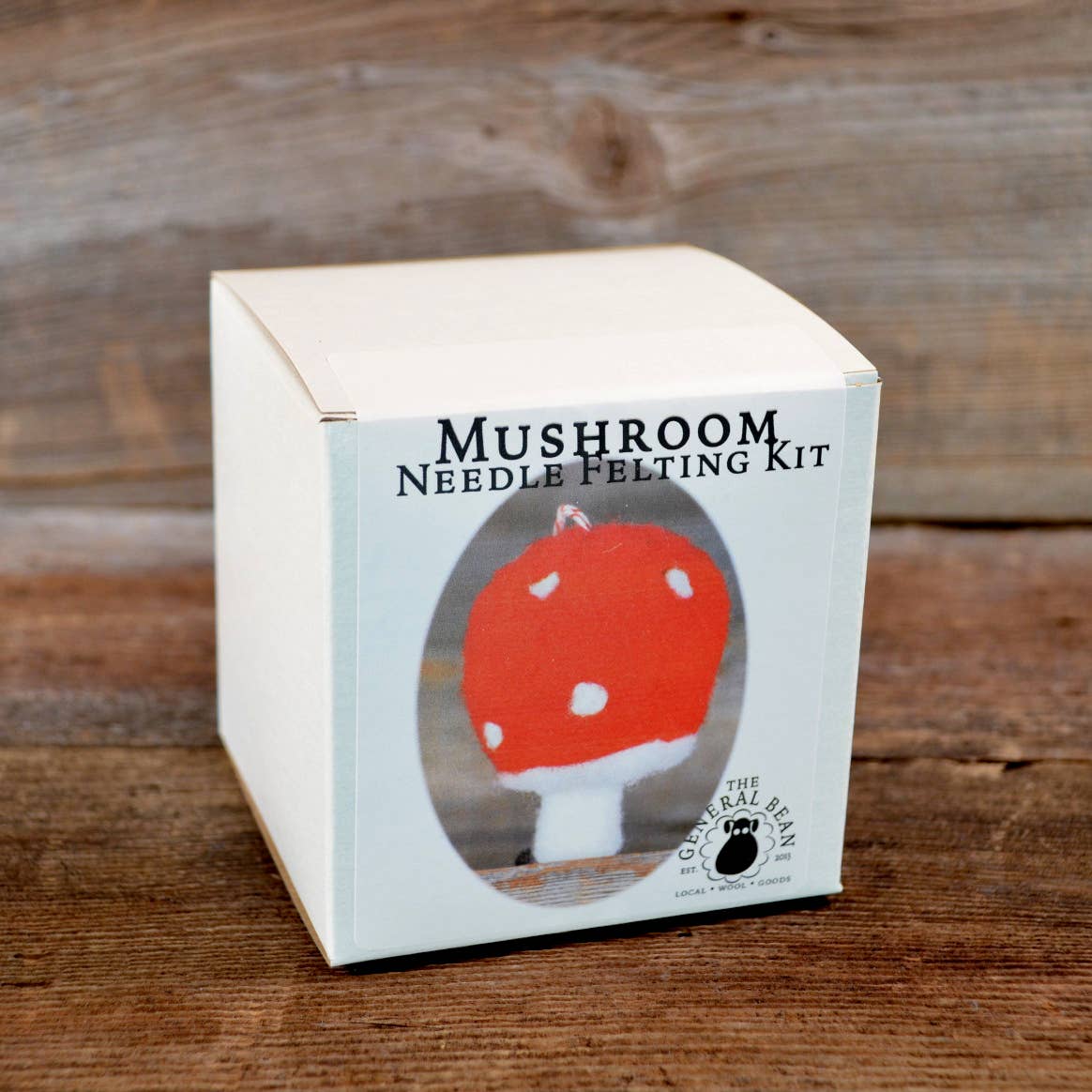 Mushroom Ornament Felting Kit
