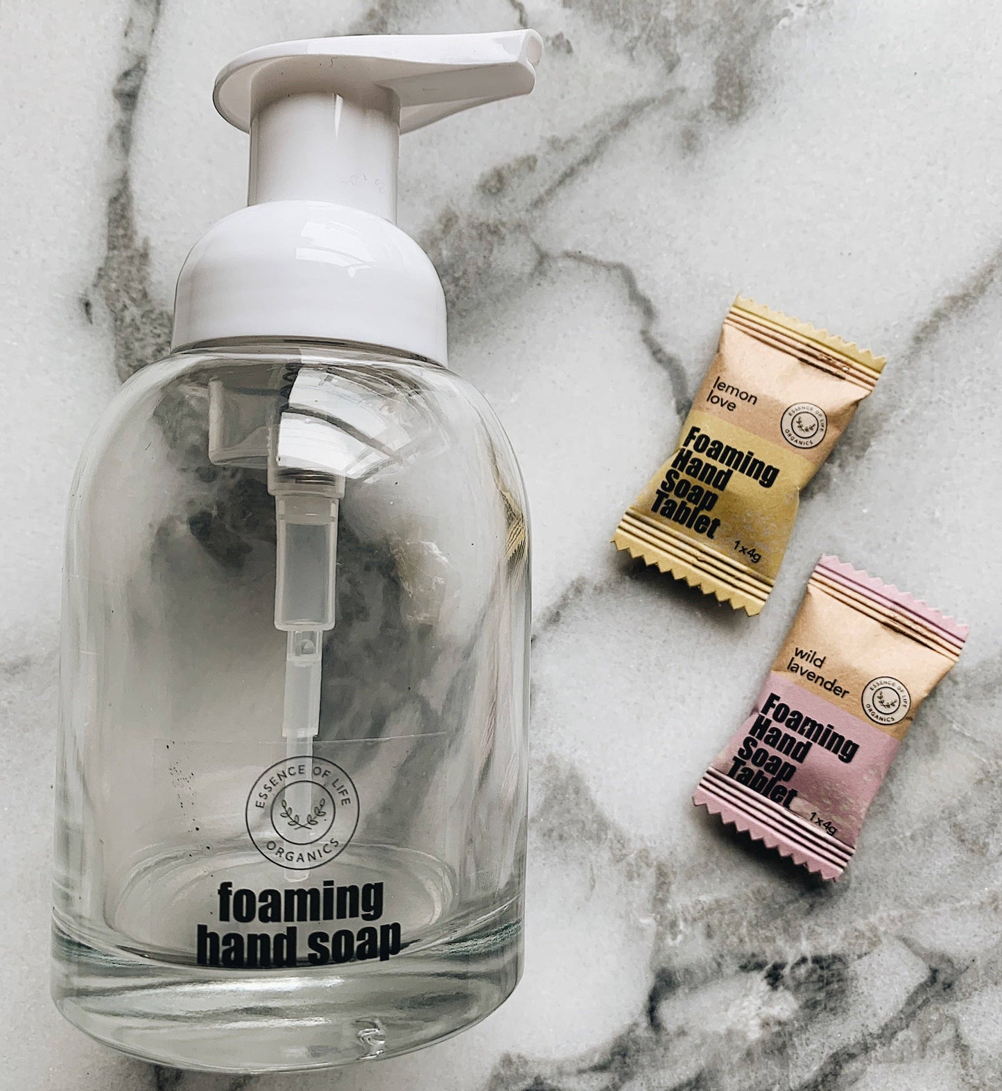 Glass Foaming Hand Soap Pump