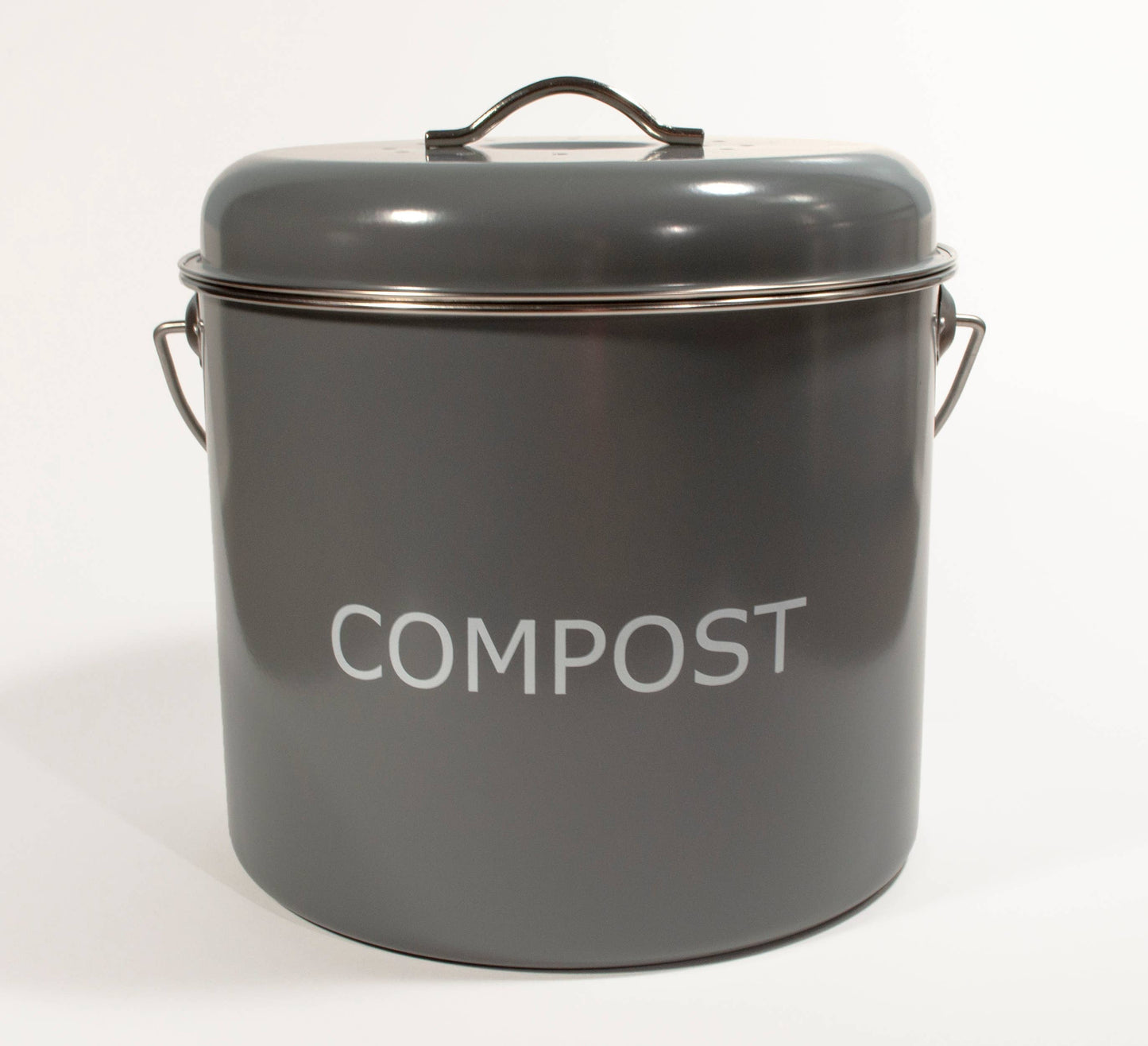 Metal Compost Bin w/Charcoal Filter