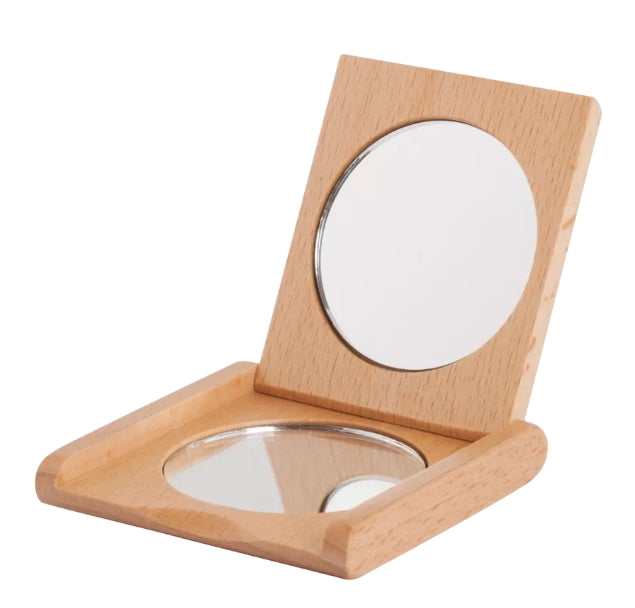 Beechwood Pocket Mirror