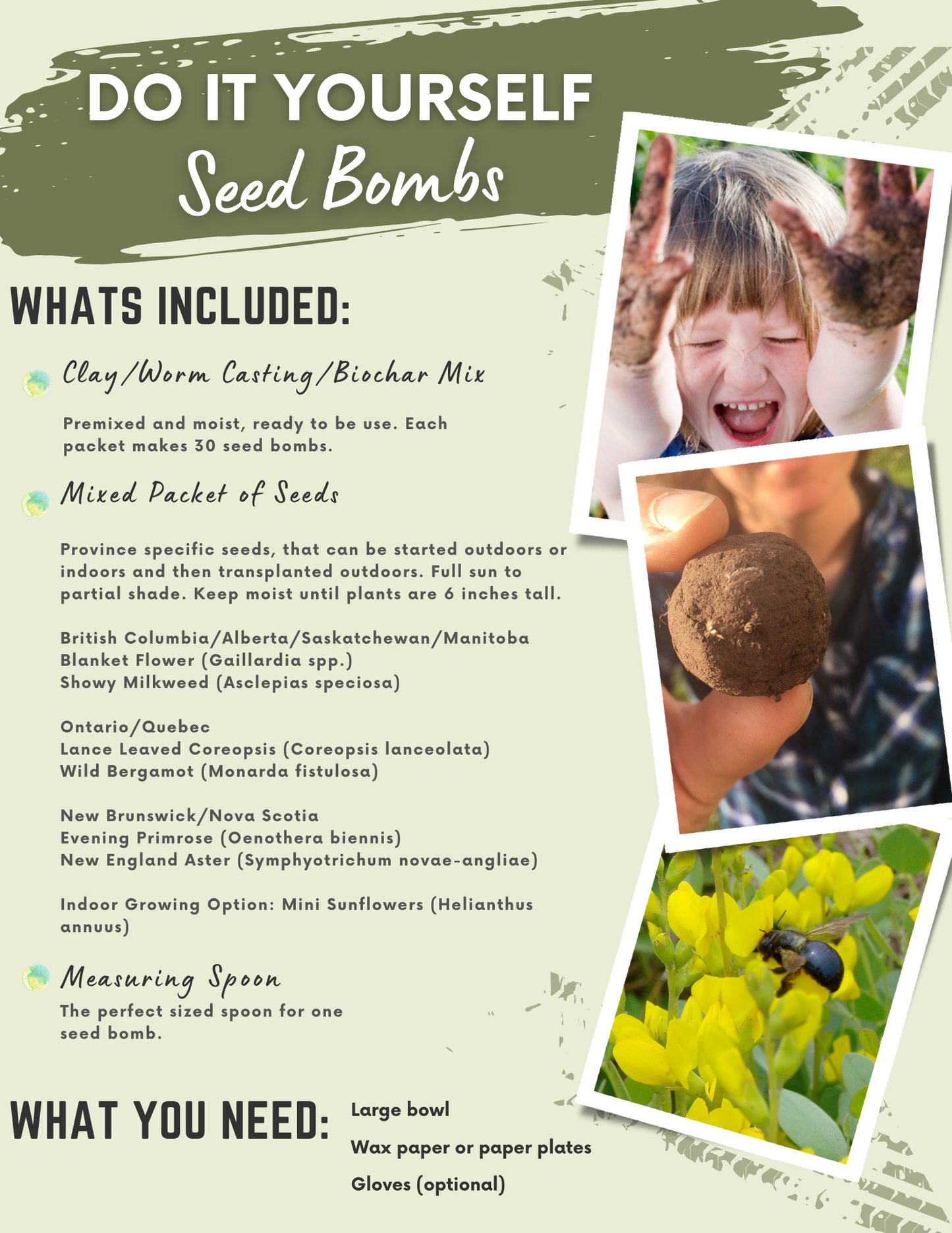 DIY Seed Bomb Kit