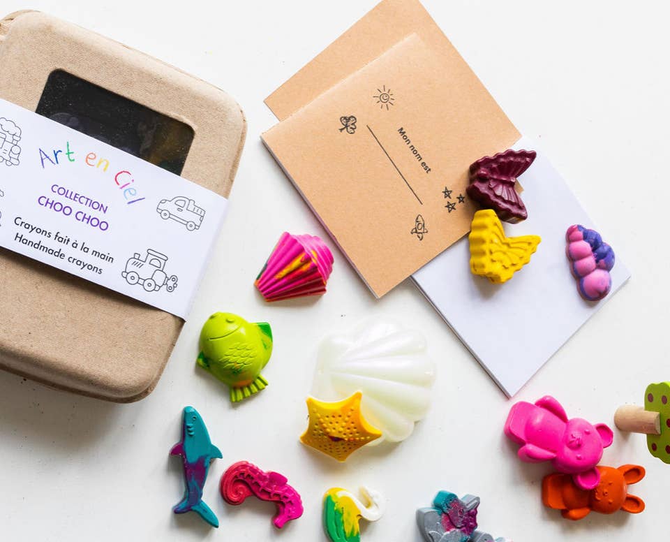 Handmade Crayons - BY THE SEA - Crayons faits à la main