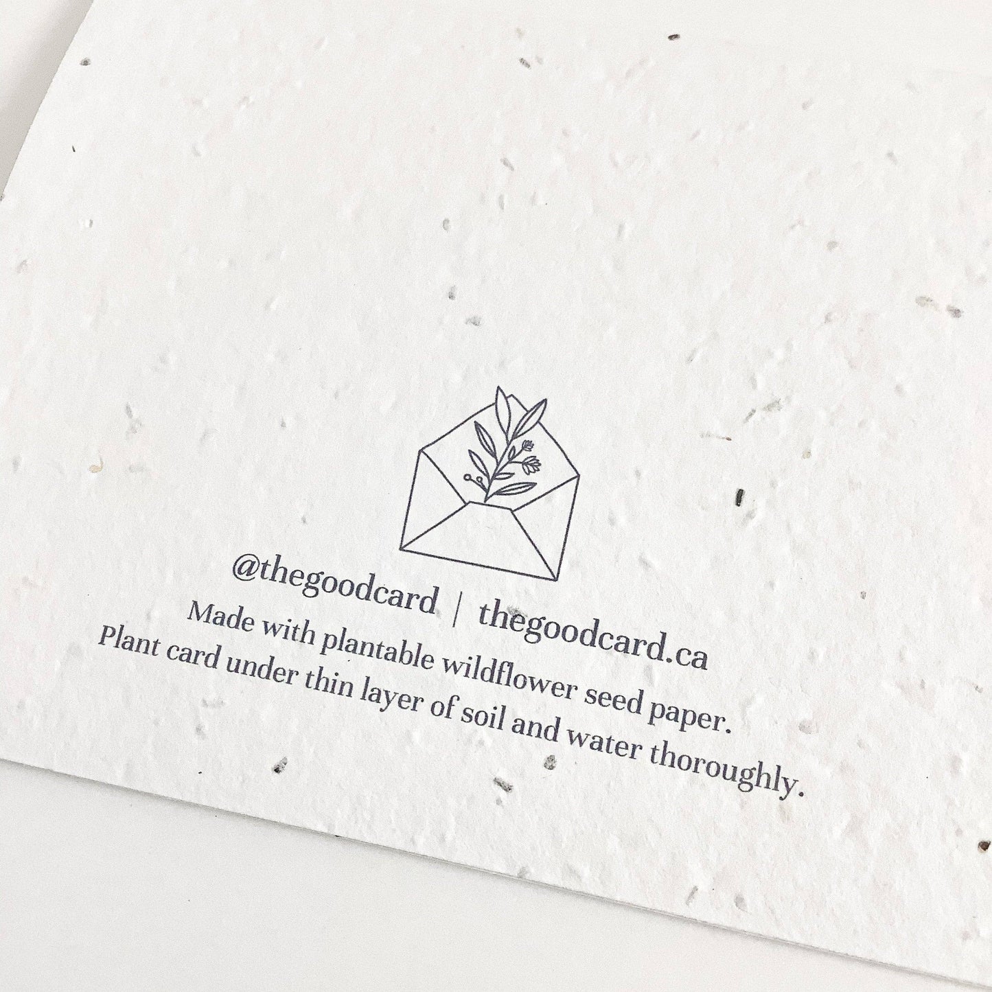 Plantable Greeting Card - Happy Shower