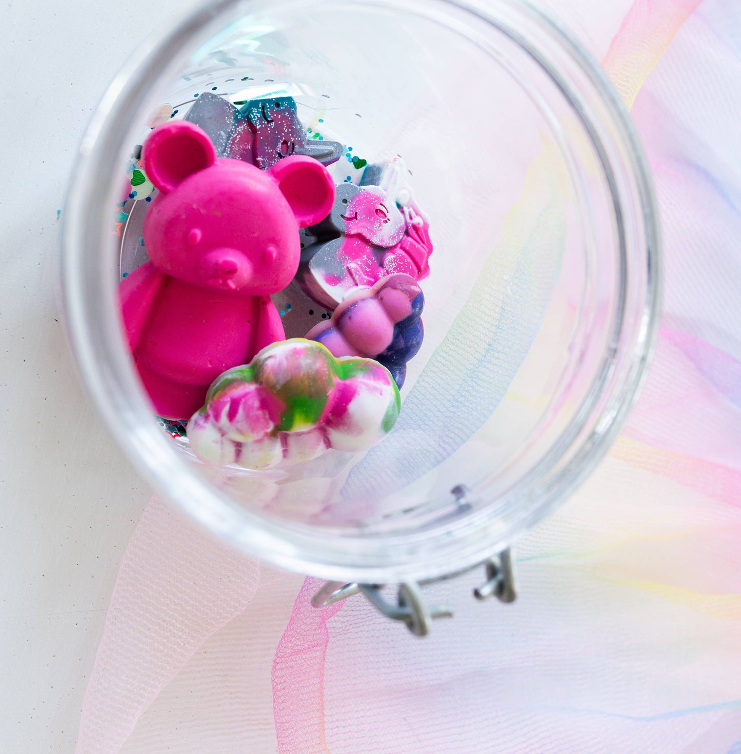 Handmade Crayons - TEDDY BEARS