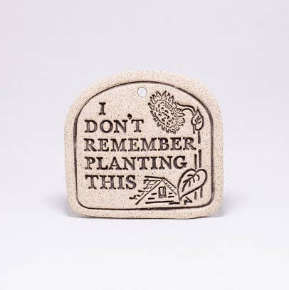 Stoneware Garden Plaque