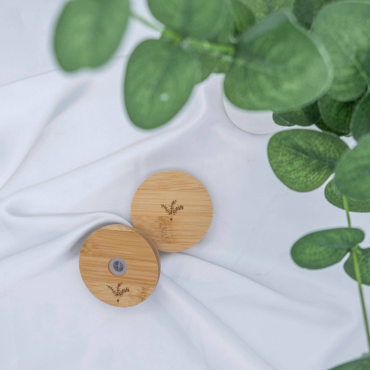 Bamboo Mason Jar Lids