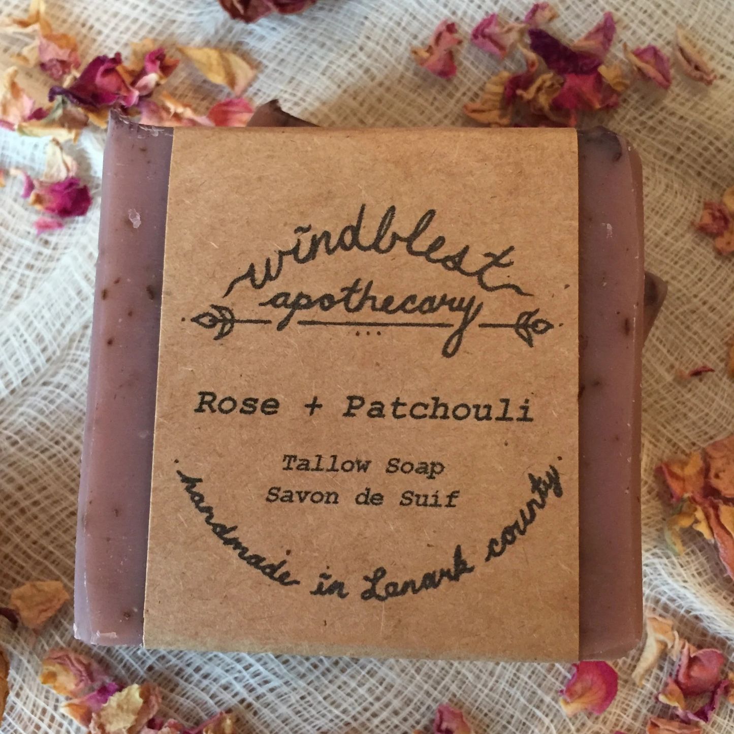 Rose & Patchouli Tallow Soap
