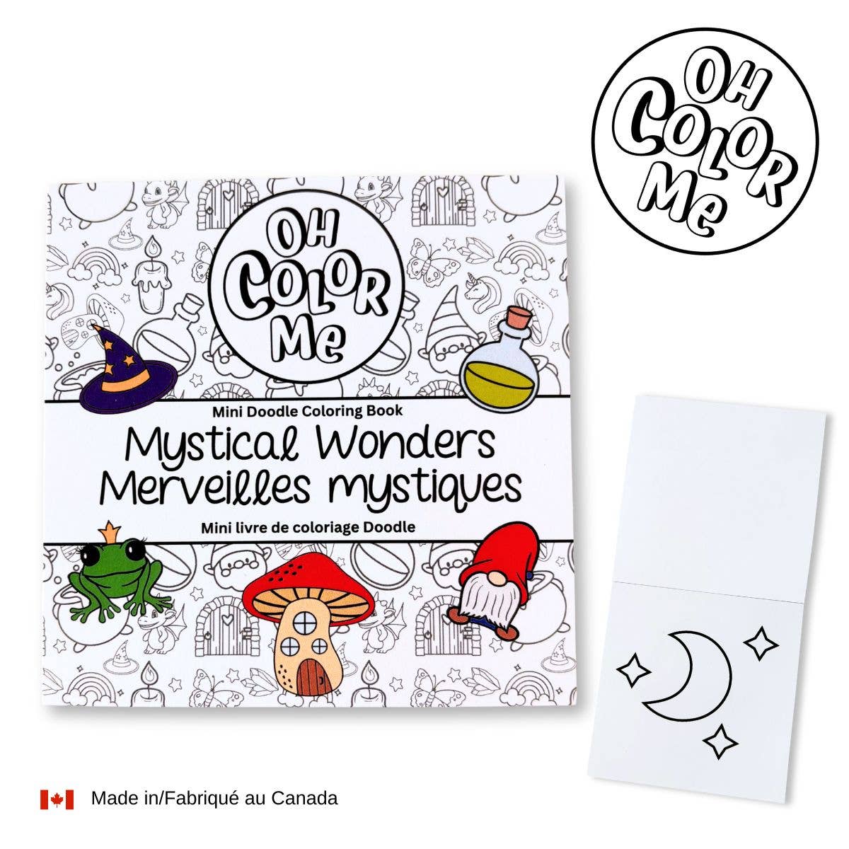 Mini Coloring Book Mystical Wonders
