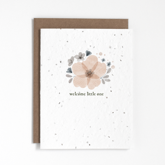 Plantable Greeting Card - Welcome Little One
