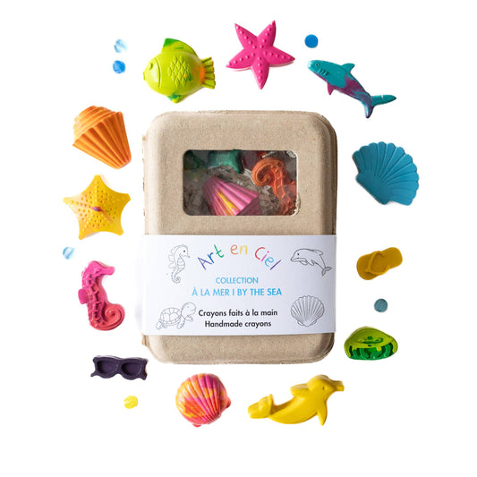 Handmade Crayons - BY THE SEA - Crayons faits à la main