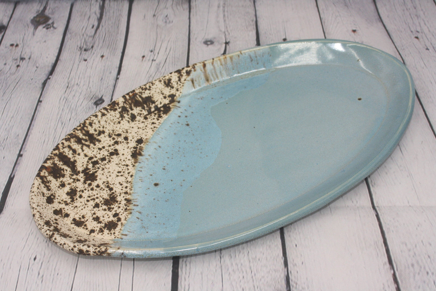 Pottery Wood Platter