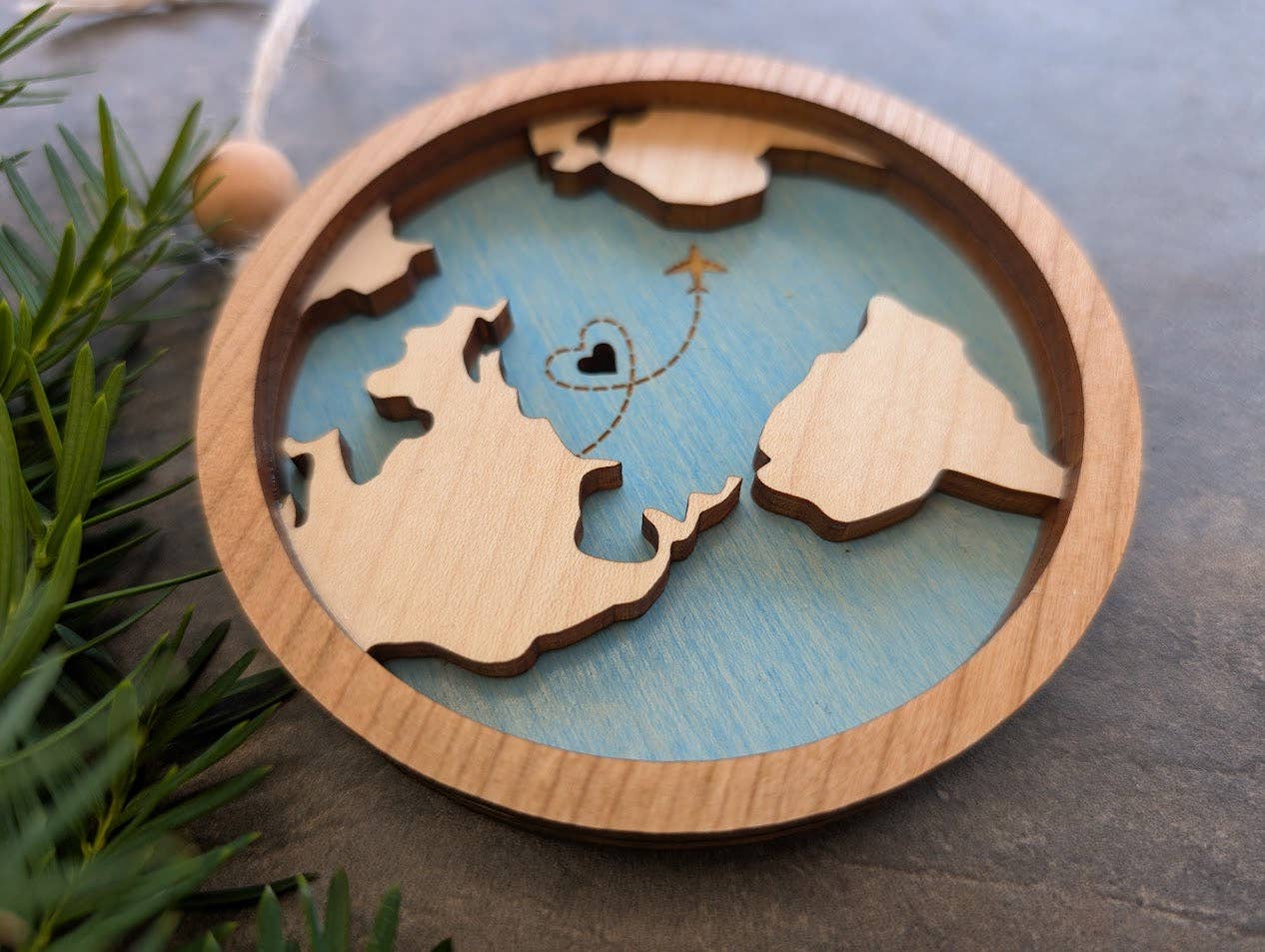 Globe Travel Ornament