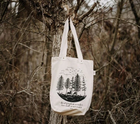 Canvas Tree Tote bag