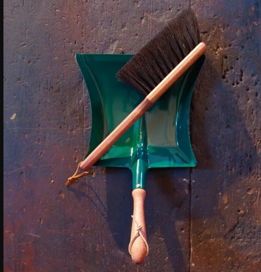 Metal Dustpan - Green