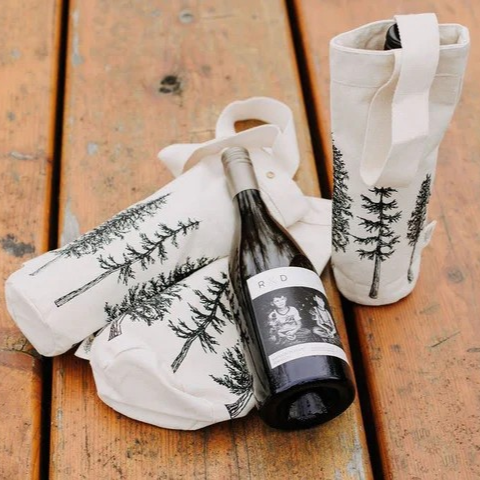 Organic Cotton Re-usable Wine Gift Bag