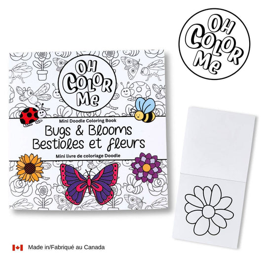 Mini Coloring Book Bugs & Blooms