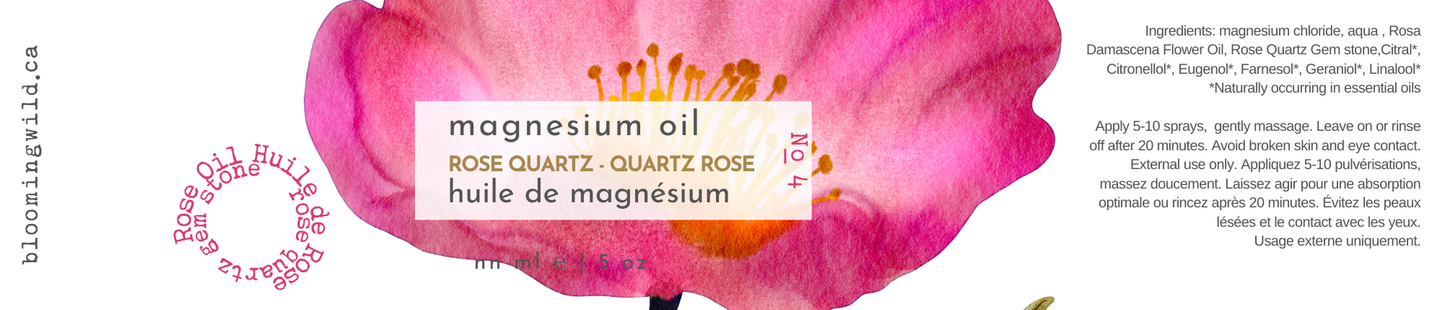 Magnesium Oil |  Rose Quartz