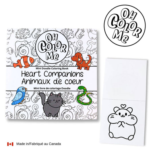 Mini Coloring Book Heart Companions