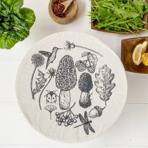 Organic Cotton Bowl Cover - Nature