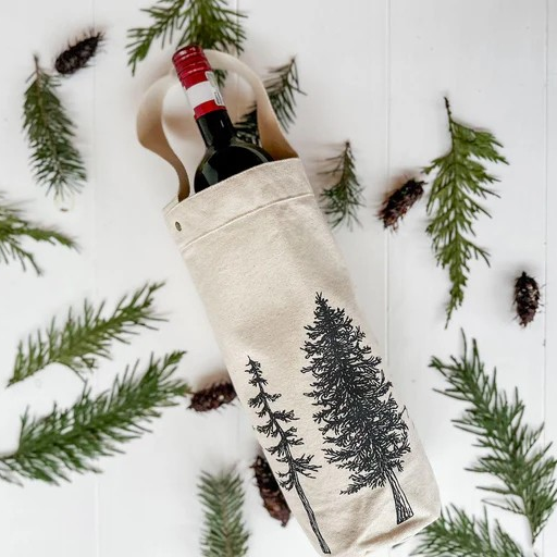 Organic Cotton Re-usable Wine Gift Bag